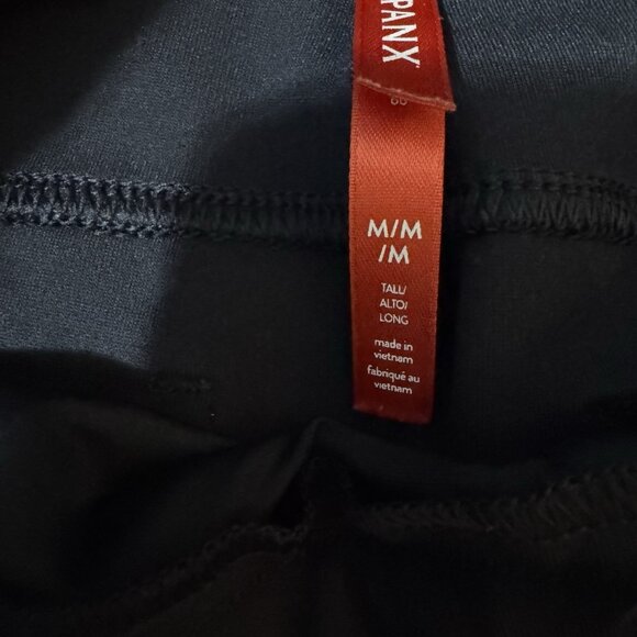 Spanx Black Ankle Pants Women’s M Tall High Rise Pull-On Stretch Slim Fit Work W - Picture 4 of 9